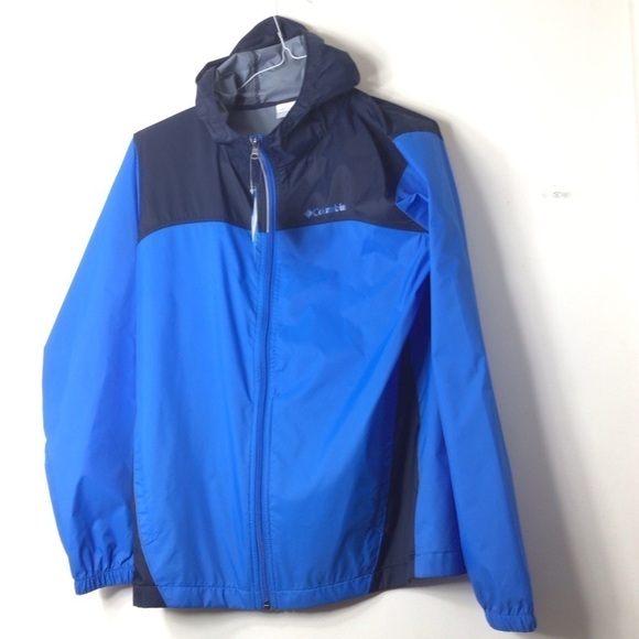 NWT Windbreaker Columbia Blue XL Youth 18 - Picture 1 of 10